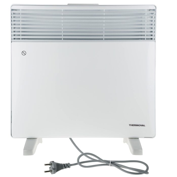 Настінний конвекторний електричний обігрівач Thermoval (1000 Вт)