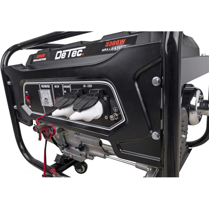 Комбінований бензиновий генератор з лампою COB Мобільний генератор 230 В 3,3 кВт 3300 Вт 16 А 50 Гц Аварійний генератор потужністю 7 к.с., 4-тактний бензиновий двигун 210 куб.см з повітряним охолодженням 1-фазний бензиновий генератор