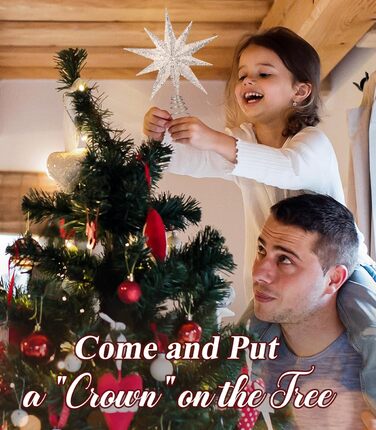 Різдвяна верхівка для ялинки у формі зірки Luxspire