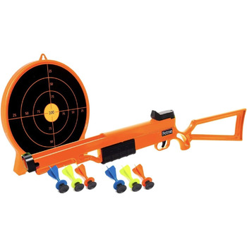 Комбінований набір Petron SURESHOT для дітей з помповою гвинтівкою та мішенню, помаранчевий/чорний (1 комплект)