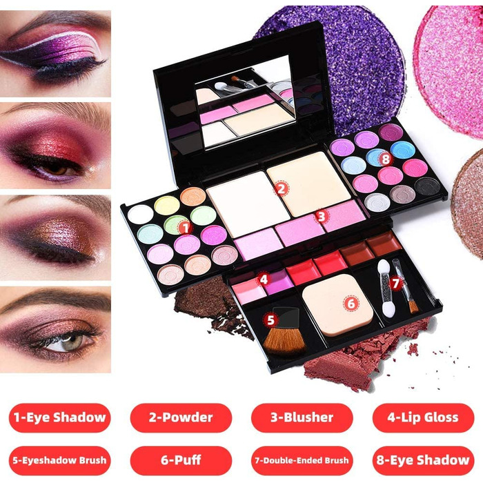 Палітра косметики ASPCOK (35 кольорів)