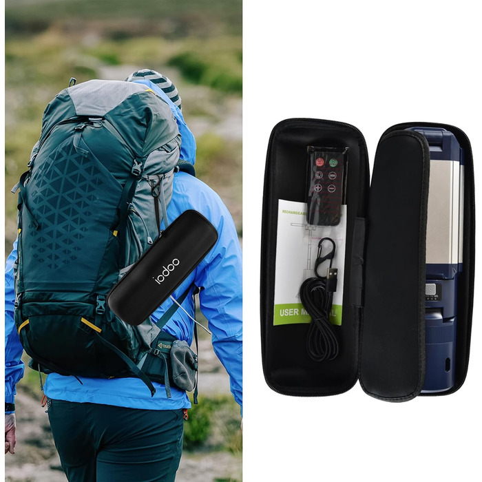 Телескопічний акумуляторний кемпінговий ліхтар ємністю 10000 мАг, 4000 лм, поворотні алюмінієві лопаті на 270, пульт дистанційного керування, водонепроникний IP45, тепле/біле/природне світло, кемпінговий ліхтар з регульованою колірною температурою