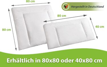 Подушка для сну на животі 40x80 Ергономічна подушка Плоска подушка для сну Бавовняна, яку можна прати 40 x 80 см