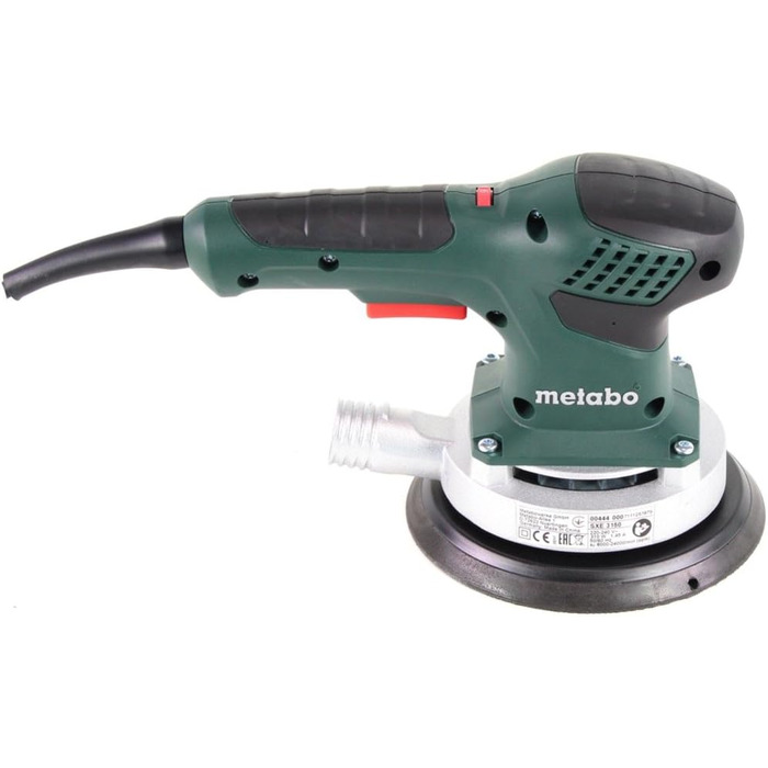 Довільна орбітальна шліфувальна машина Metabo SXE 3150 (600444000) Картонна коробка, діаметр опорного диска 150 мм, частота оберта