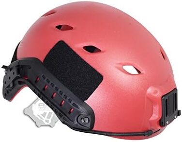 Універсальний тактичний легкий шолом OPS Fast Base ABS Jump Military RED L/XL TB285