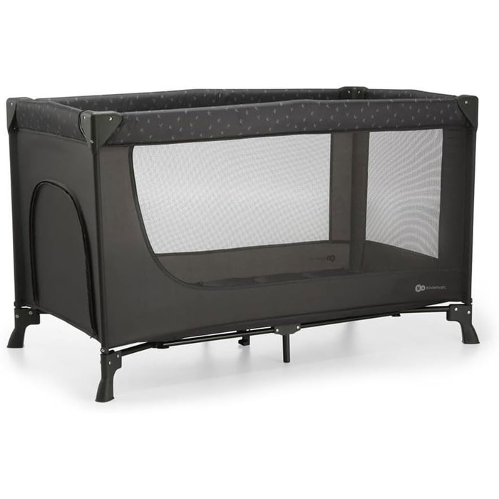 Дорожнє ліжечко Kinderkraft Joy Light, дитячі ліжечка, практичне, сучасний дизайн, невеликі розміри у складеному вигляді, сумка, сірий колір Joy light Light Grey