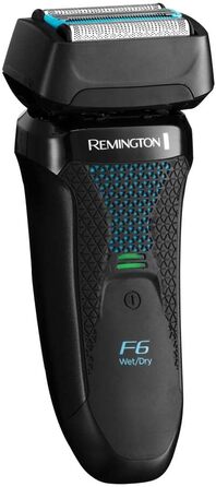 Чоловіча електробритва Remington F6 Aqua (бритва для вологого та сухого гоління, 100 водонепроникна, розкладний тример для детального та довгого волосся, літієва батарея 60 хв, функція заряджання через USB) Сітчаста бритва F6000