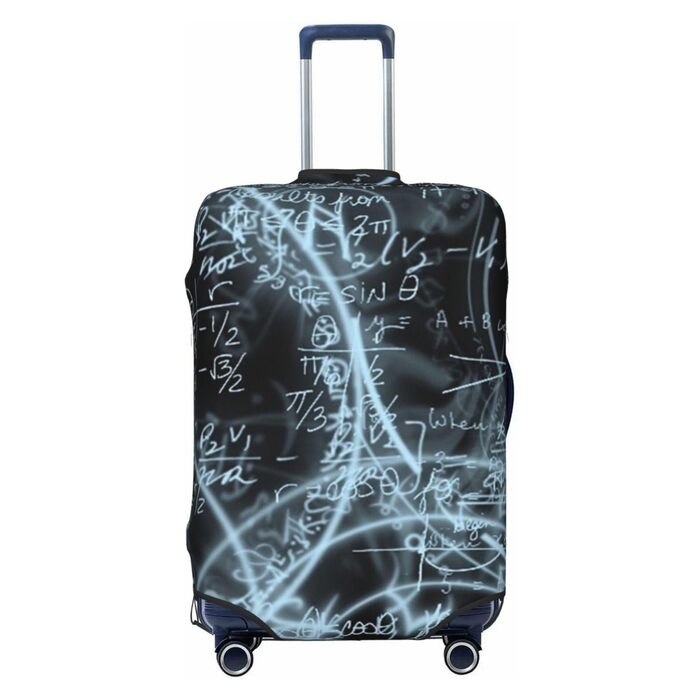 Чохол для валізи Mathe-Formula, міцний захист, підходить для багажу розміром 45,7 - 81,3 см, розмір XL, чорний, екстравеликий