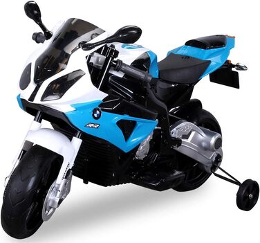 Дитячий електричний мотоцикл BMW S 1000 RR JT528 Ліцензійний -12 Вольт 7 AH акумулятор - 2 x 12 Вольт 35 Вт двигун - Електричний м
