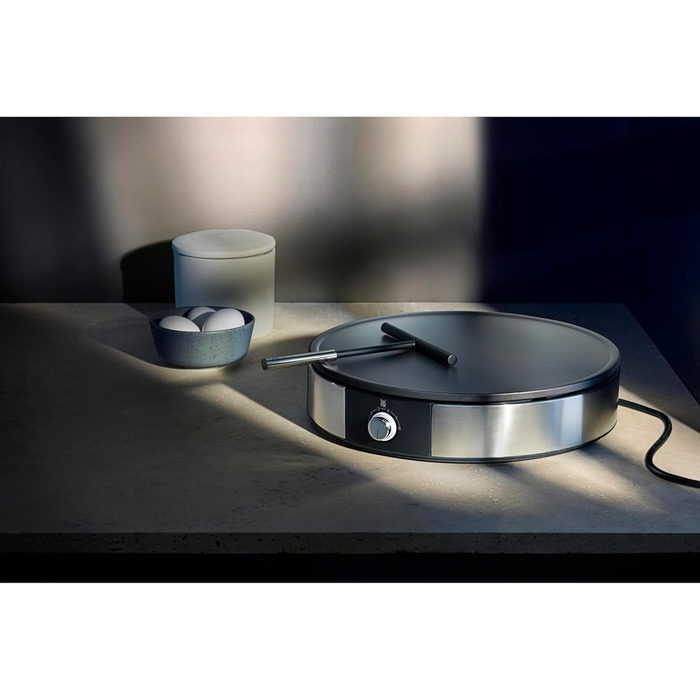 Млинниця Creperie з токарем і розкидачем тіста, 1600 Вт, Ø 33 см, Млинниця, Млинниця Непригарне покриття одинарна