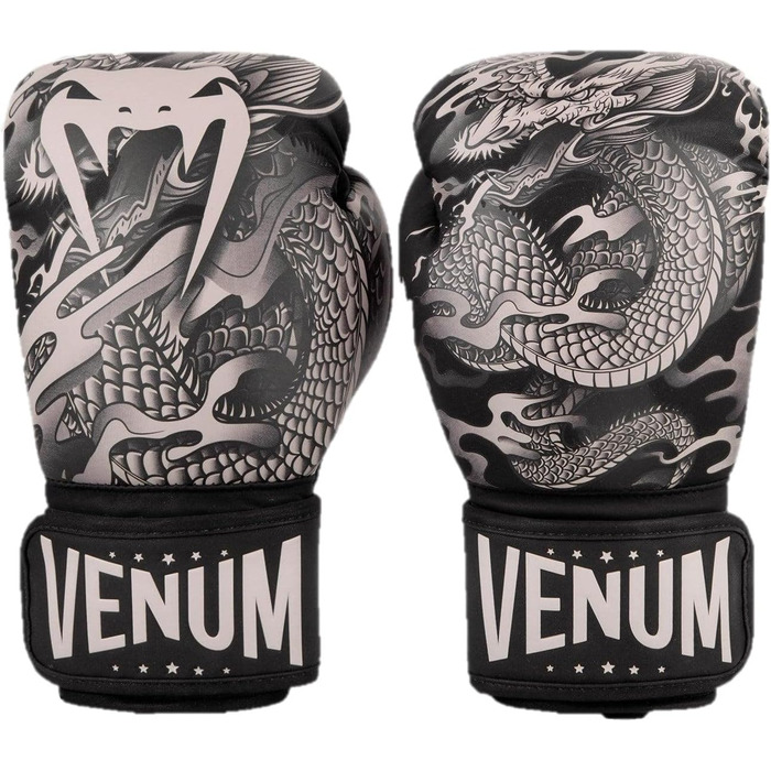Боксерські рукавички Venum Dragon&39s Flight 12 oz чорні/пісочні
