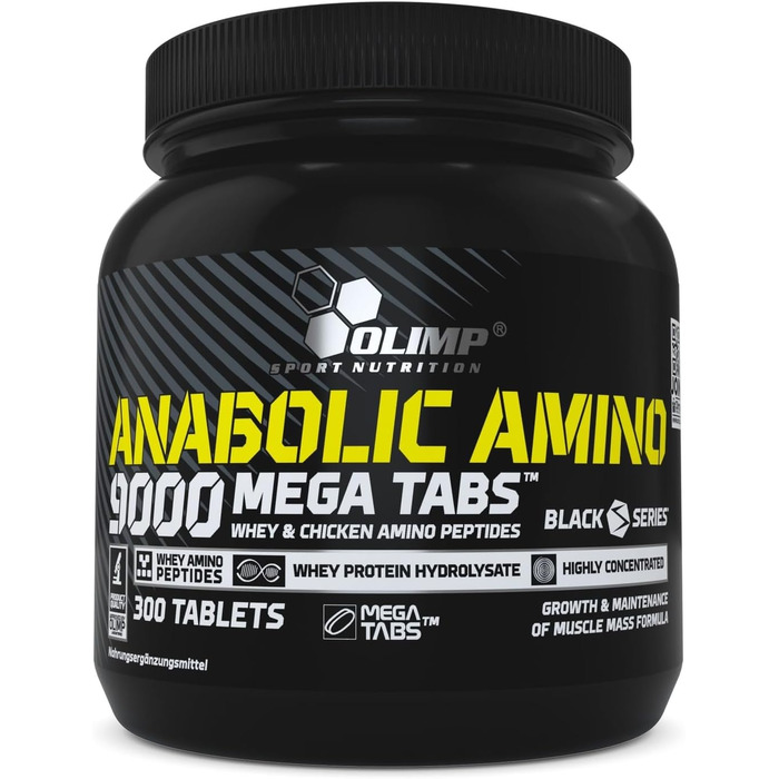 Таблетки 9000 Mega Tabs, 300 шт.
