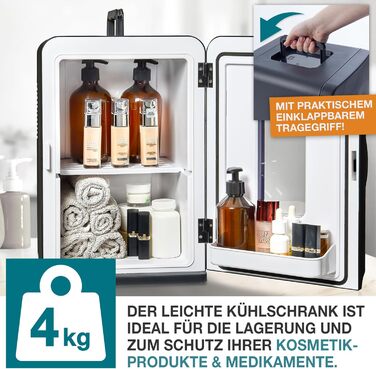 Міні-холодильник TOM 2в1 з функцією охолодження та нагрівання - 15 літрів - Портативні безшумні холодильники - для автомобіля, кем