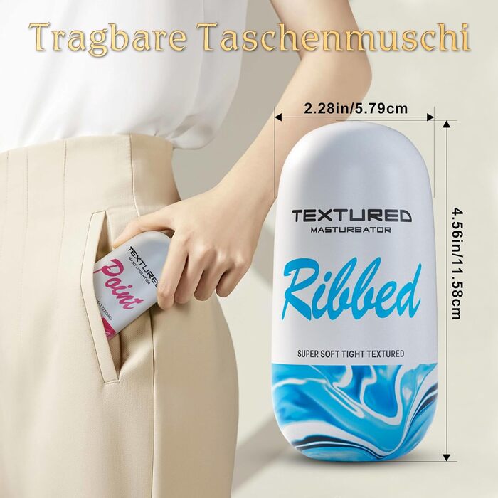 Мастурбатор-яйце Humbuzz для чоловіків, 3 моделі, силіконове