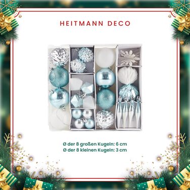 Набір ялинкових кульок з 29 предметів HEITMANN DECO