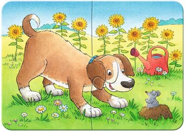 Дитячий пазл Ravensburger - 06951 Cute Pets - My First Puzzle with 2,4,6,8 elements - Пазл для дітей від 2 років