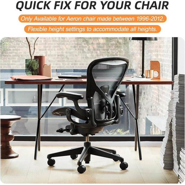 Міцний циліндр газової пружини для гідравлічних поршнів Herman Miller Aeron Chai 4 з 172,4 кг, заміна циліндра газової пружини для офісного крісла