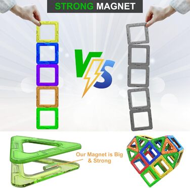 Конструктор Desire Deluxe Магнітні блоки, 94 деталі