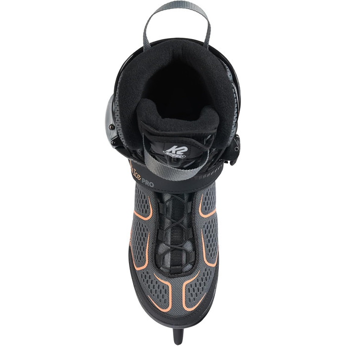 Жіночі ковзани K2 Alexis Ice PRO, розмір EU 38 (UK 5 / см 24,5 чорний - антрацит - кораловий
