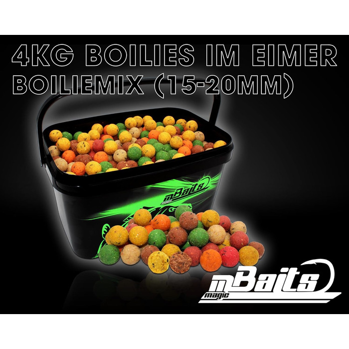 Суміш для бойлів Magic Baits у ємності 4 кг, годівничні бойли, карпфенбойли, приманки для коропа