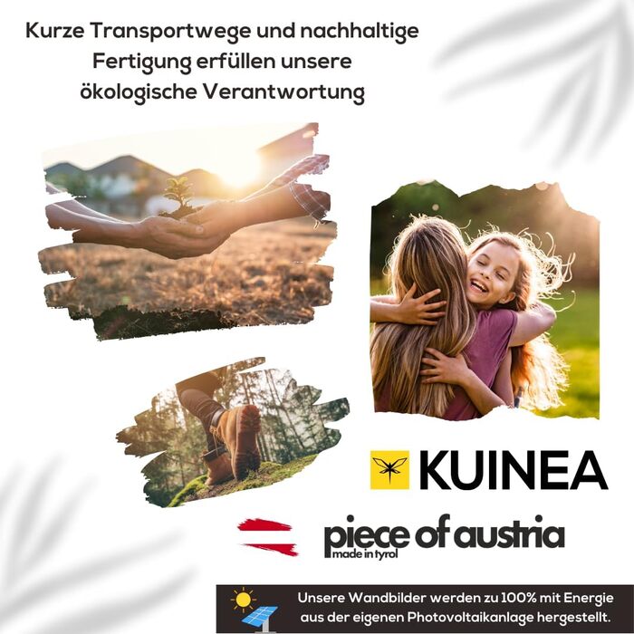 Настінне оздоблення KUINEA гори, фреска дерево колір антрацит настінне оздоблення для дому, офісу, спальні, вітальні та кухні, гір