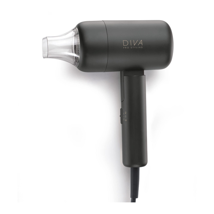 Компактний дорожній фен Diva Pro Styling Jet Set 3000 Pro, чорний