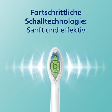 Електрична зубна щітка Philips Sonicare ProtectiveClean 6100, звукова зубна щітка з додатком, 3 режими чищення та 3 рівні інтенсивності, датчик тиску, дорожній футляр, білий, модель HX6877/28 білий