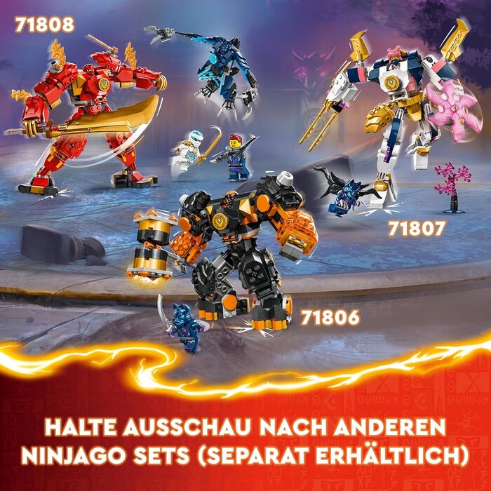 Конструктор LEGO Ninjago 71806, Земляний Мех Коула, 235 деталей