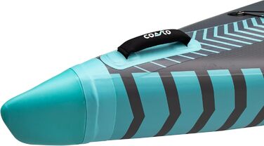 Надувний каяк Coasto Capitole 2P, сірий/зелений, для води