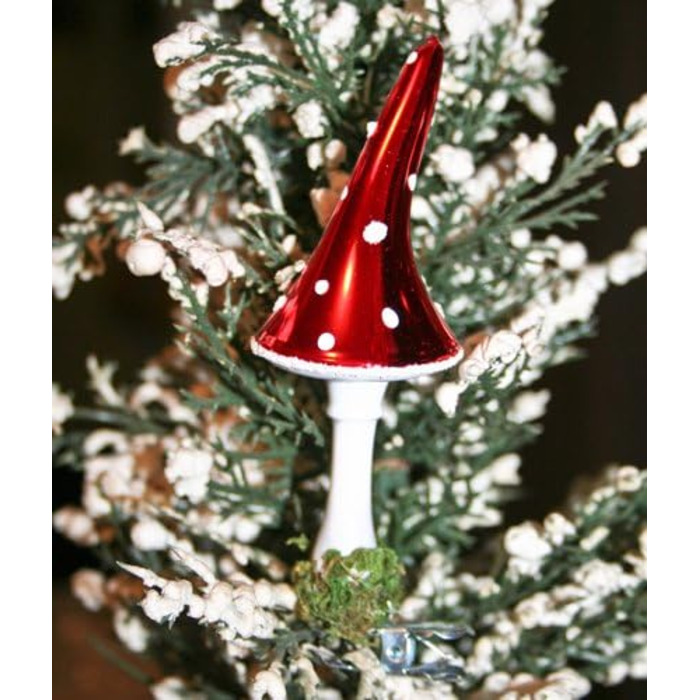 Набір ялинкових прикрас мухомор 3 шт Lauschaer Glaskunst-Christbaumkugel