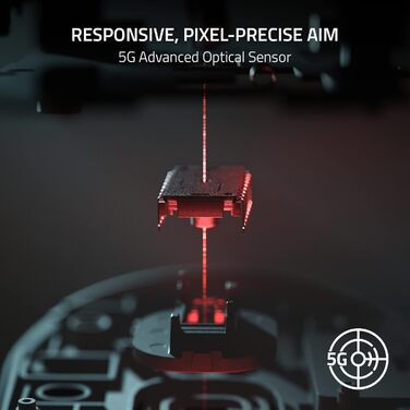 Мобільна бездротова ігрова миша з часом автономної роботи до 950 годин (ультралегкий дизайн, HyperSpeed Wireless & Bluetooth, меха