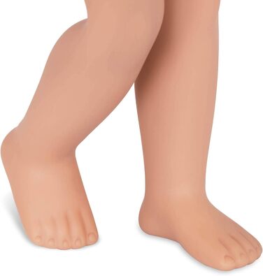 Рухома лялька 36 см з одягом, аксесуарами та довгим волоссям для укладки - іграшка для віком від 3 років (6 деталей)