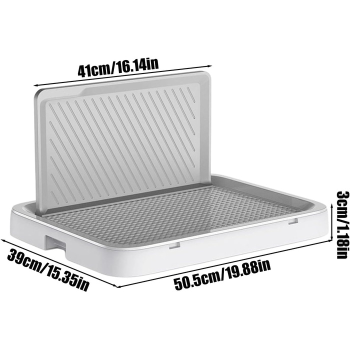 Туалет для дресирування собак, лоток для собак, критий туалет для собак з настінною опорою, для собак малого та середнього розміру