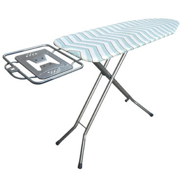 Дошка для прасування Casa Si Elegance 125x41 Grey/Blue Zigzag (CS93589G)