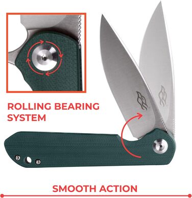 Кишеньковий складаний ніж D2 сталеве лезо 75мм G10 нековзна ручка з кліпсою Кемпінг Полювання Риболовля Відкритий EDC ніж 175мм 72