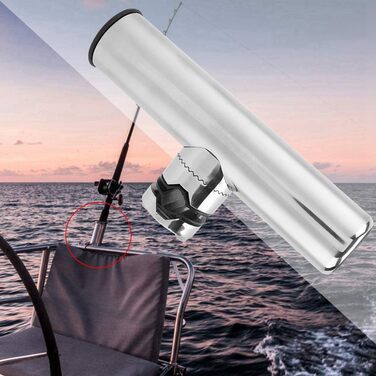 Підставка для вудок KSTE, підставки для вудок, тримачі для вудок, аксесуари для тримачів для вудок з нержавіючої сталі для рейок від 1&quot до 1-1/4&quot