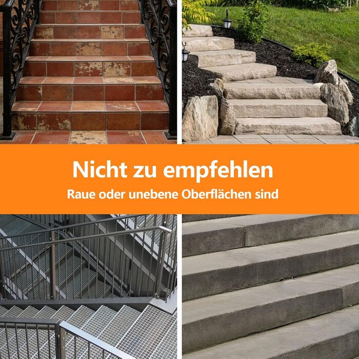 Протиковзкі килимки для сходів, 15 шт. - 15 x 80 см, прозорий килимок для сходів, самоклеючий, водонепроникний, протиковзкий для дерев&39яних сходів, підлога, сходи, смужки, нековзна клейка стрічка