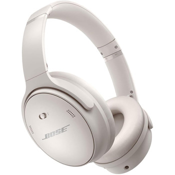 Бездротові шумозаглушувальні Bluetooth-навушники Bose QuietComfort 45, мікро, білі, один розмір, білий жорсткий кейс
