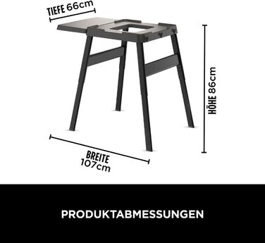 Регульована підставка та бічний столик для вуличної печі та гриля Ninja Woodfire Outdoor Family