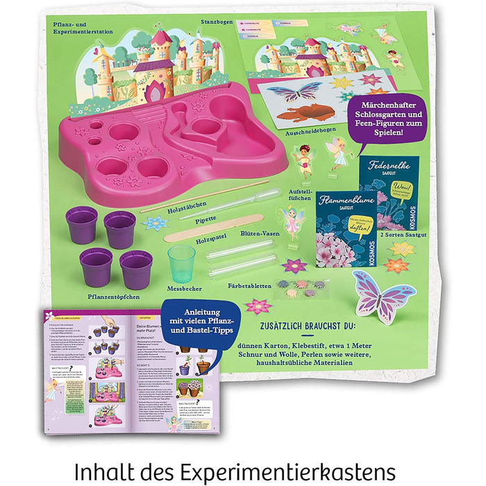 Набір для експериментів Fairy Garden KOSMOS, казковий сад