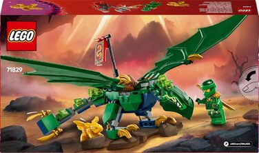 Конструктор LEGO Ninjago 71829, Зелений Лісовий Дракон Ллойда, 128 деталей
