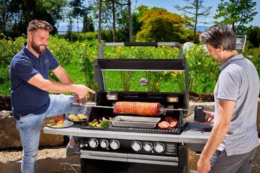 Універсальна піддон-чаша RSLE Barbecue Pro з нержавіючої сталі 18/10 для маринування та подачі, піддон для газових та вугільних грилів, підходить для посудомийки, сріблястий, 41.5 x 22.5 x 4.7 см