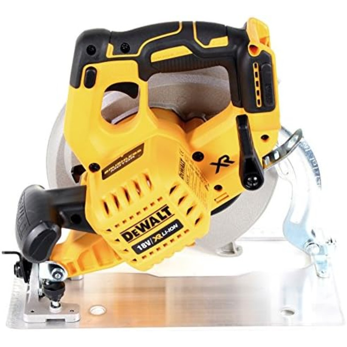 Акумуляторна портативна циркулярна пила Dewalt 18 Вольт 64 мм DCS570NT (макс. глибина різання 64 мм, ø пильного диска 184 мм, регу