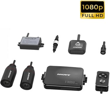 Відеореєстратор для мотоцикла з 2 камерами, 3 -