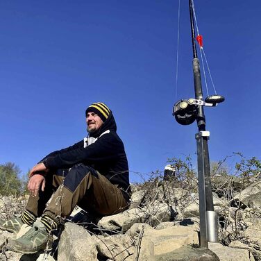 Тримач для вудки Black Cat Premium з нержавіючої сталі, аксесуар для ловлі сома, лавка для риболовлі, різні, 0,85 м, одинарний