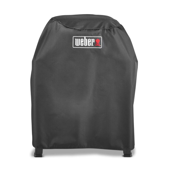 Захисний чохол Weber Premium для гриля Lumin на підставці, повітропроникний, стійкий до УФ-випромінювання та вологи, захист від вітру та негоди, з застібкою-липучкою чорний (3401289)