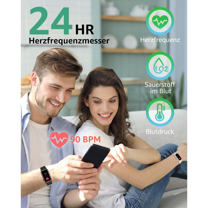 Фітнес-трекер IMFRCHCS, фітнес-годинник з 1,47-дюймовим HD-дисплеєм та 137 спортивними режимами, смарт-годинник із монітором сну та крокоміром, водонепроникний фітнес-годинник IP68 для жінок та чоловіків, Starlight