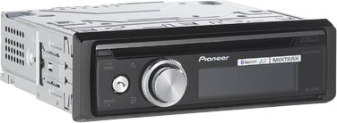 Автомобільна стереосистема Pioneer DEH-X8700BT 1DIN, вхід Bluetooth, MP3, USB та AUX, RGB-підсвічування, гучний зв'язок Bluetooth, додаток Smart Sync, 5-смуговий еквалайзер