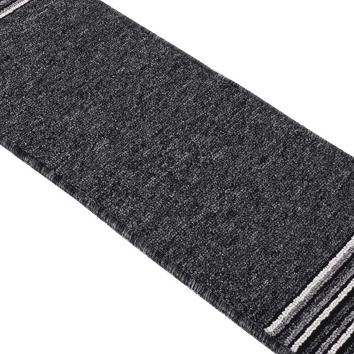 Сходинки CAMILSON Нековзні килимові накладки для використання всередині та зовні приміщень Чохли для сходів для домашніх тварин (комплект з 13 шт. , темно-сіра лінія)