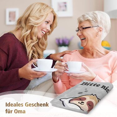 Подарунки на день народження бабусі Niyewsor, фланелева ковдра - подарунки для бабусі, найкращий подарунок бабусі від онука, подарунок на день народження бабусі